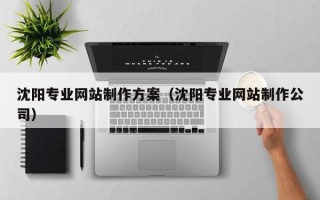 张掖沈阳专业网站制作方案（沈阳专业网站制作公司）